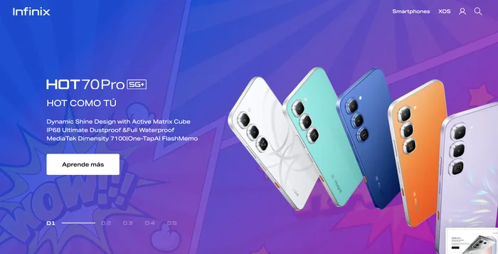 Infinix HOT 70 Pro 5G+